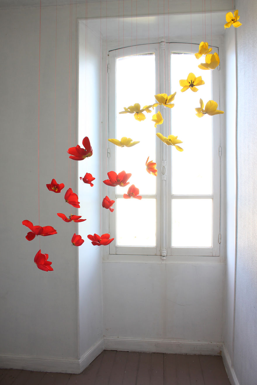 I Created Ephemeral Spring Floral Installations In A French Village