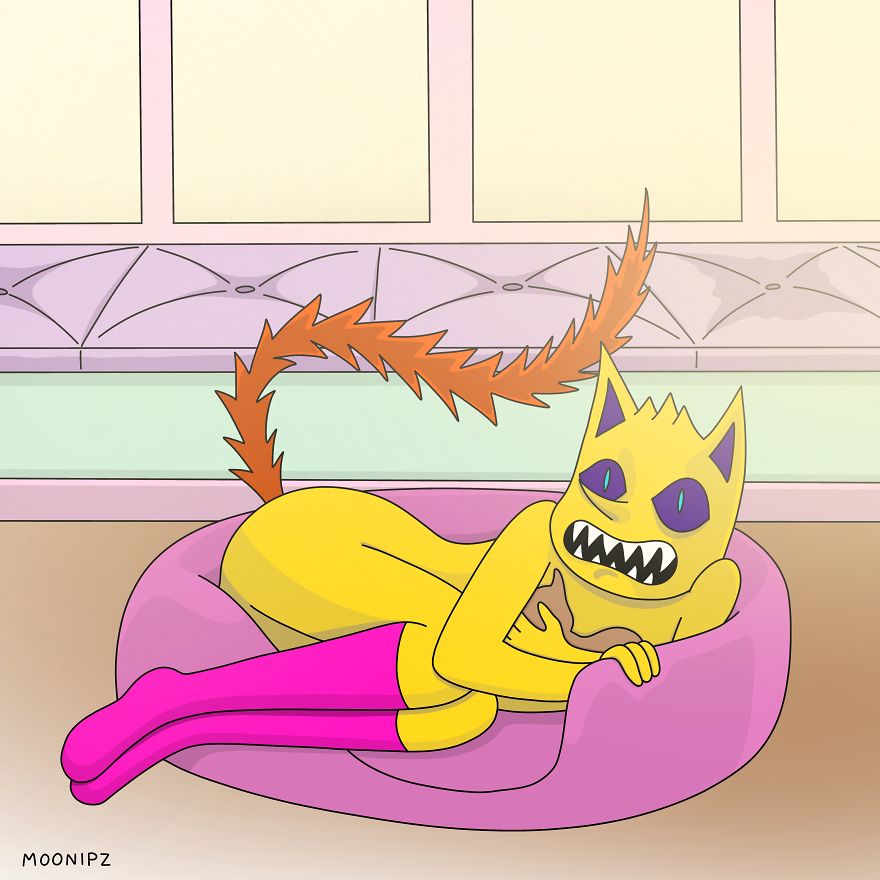 Moonipz Gloved Cat Is Scary Yet Adorable