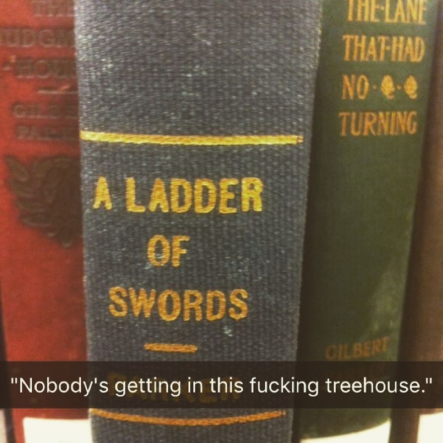 I've Spent The Last Year Adding Dark Humor Subtitles To Library Books...