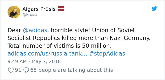Adidas Starts Selling Soviet-Themed Clothes, Regrets It After Seeing Internet's Reaction
