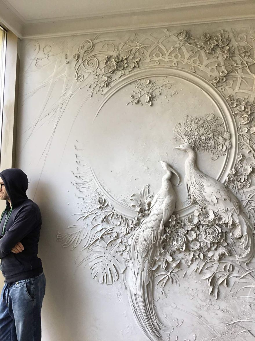 Russian Artist Uses Ancient Technique To Turn Walls Into Art, And The Result Is Gorgeous