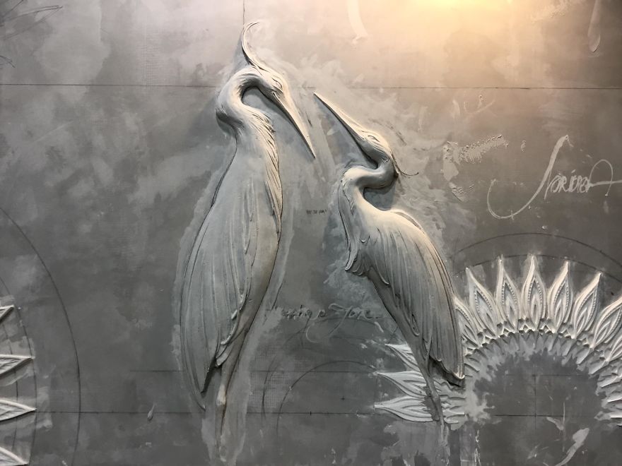 Russian Artist Uses Ancient Technique To Turn Walls Into Art, And The Result Is Gorgeous