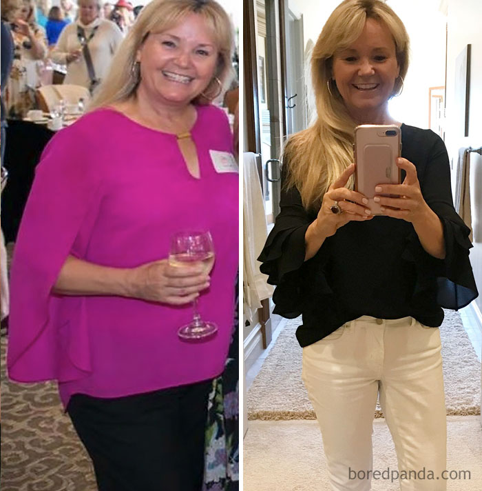 Lost 53 Lbs In 7 Months. Posting Here On Behalf Of My Mom. She's Been An Incredible Inspiration And I Wanted To Share Her Story. I'm So Proud Of Her