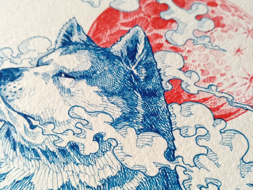 I Made "Lunar Dogs" Illustrations To Celebrate The Year Of The Dog