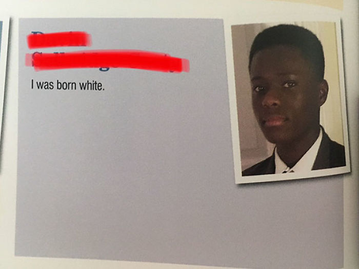 "Yo nací blanco"