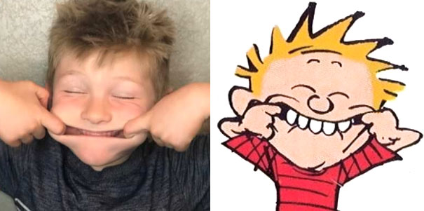 This 5-Year-Old's Birthday Present For His Dad Is Going Viral, And 'Calvin And Hobbes' Fans Will Love It