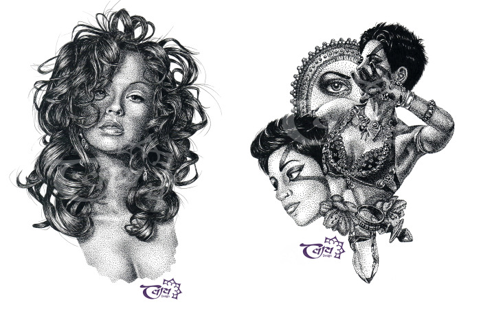 I Create Art With Ink Dots