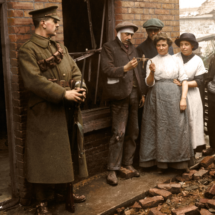 I’ve Colourised These Photos Of England’s ‘First Blitz’ Over 100 Years Ago