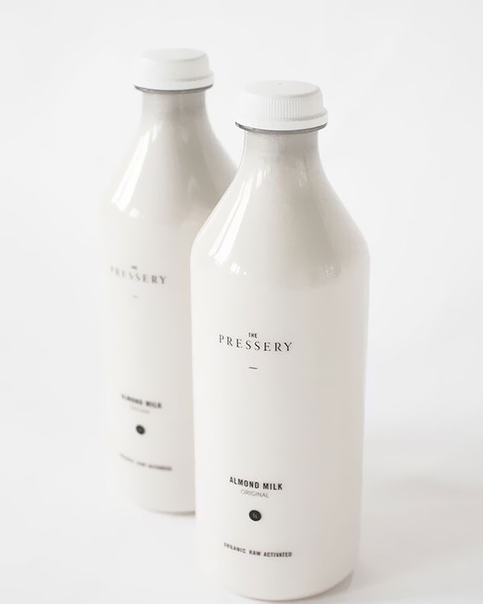 It's Been Proven Time And Time Again That Simple Packaging Designs Always Seem To Be The Most Successful. I Don’t Even Like Almond Milk, But These Bottles Would Make Me Want To Pour It On Everything