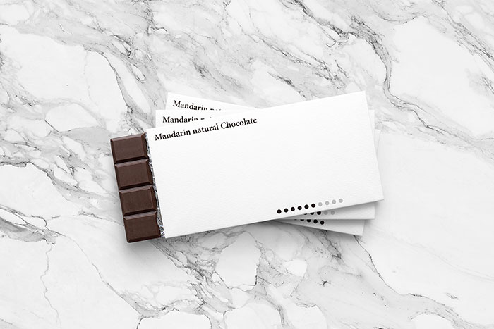 Minimal Packaging For Natural Chocolate Bars