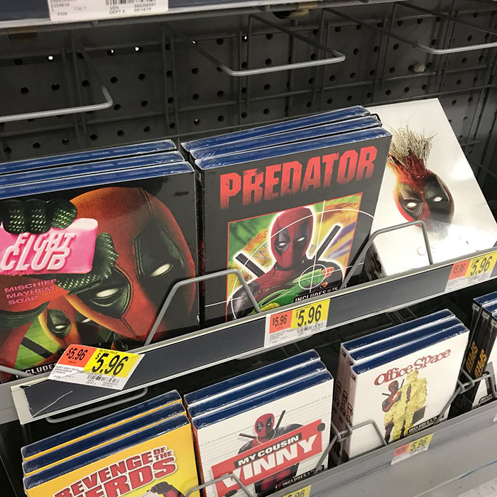 Deadpool Hilariously Takes Over Famous Movie Covers, And They Are Actually Being Sold In Walmart