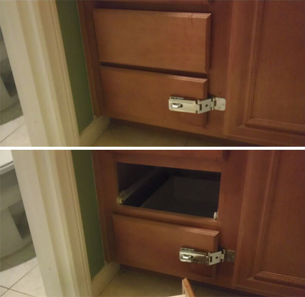 I'll Never Forget The Time That My Mom Installed This Lock In One Of Her Bathroom Drawers When I Was A Kid So She Could Hide My Phone Or Whatever Inside Of It When I Misbehaved. If Only She Thought Before She Installed It