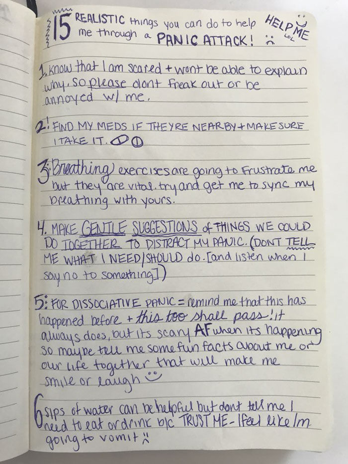 Woman With Anxiety Makes A List For Her Boyfriend Of How To Deal With Her, And Everyone Needs To Read It