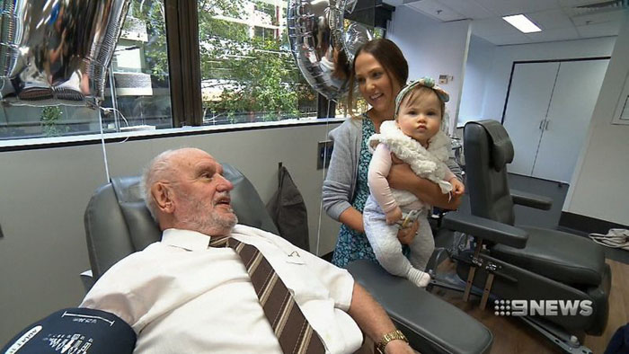 "Man With The Golden Arm" Whose Blood Saved The Lives Of 2.4 Million Babies Makes His Final Donation