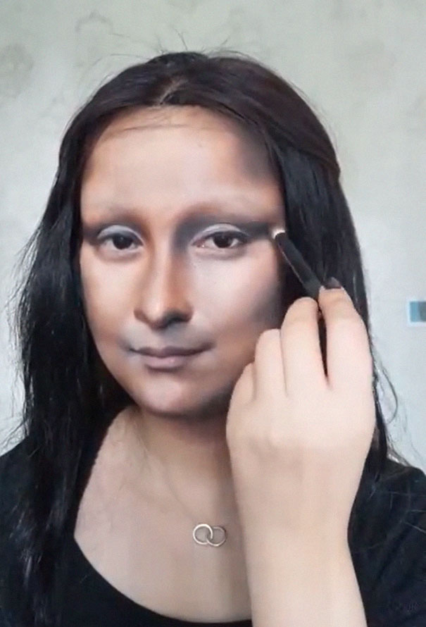 Someone Challenged This Chinese Blogger To Transform Herself Into Mona Lisa - They Weren't Expecting This