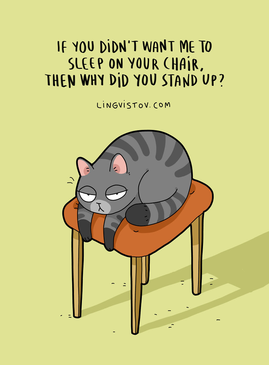 New-Fun-Cat-Illustrations-Lingvistov