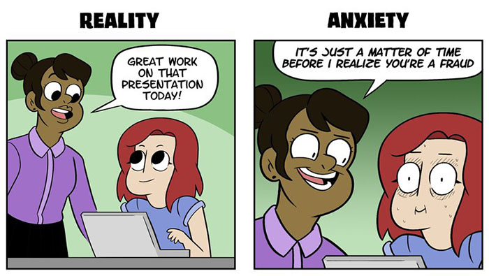 5 Anxiety Vs. Reality Comics That Show How Social Anxiety Screws Up Your Perception Of The World