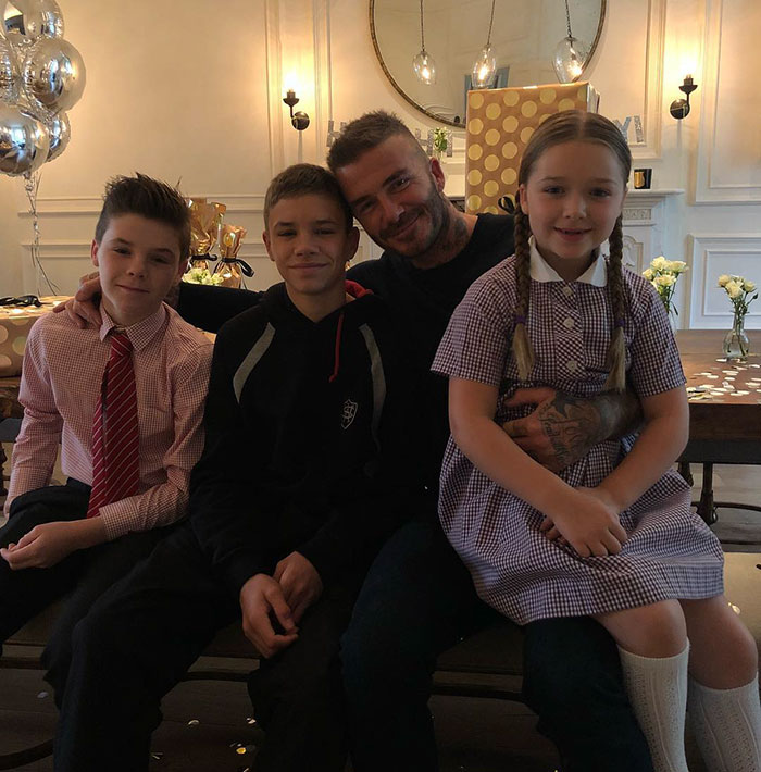 David Beckham Forgets He's In Public When His Son Surprises Him On His Birthday, And It's Too Pure
