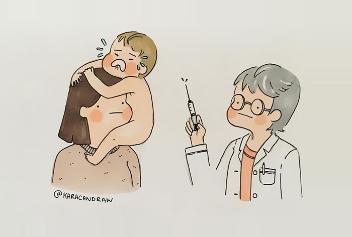 I Illustrate The Everyday Life With A 2-Year-Old Toddler As A Stay-At-Home Mom