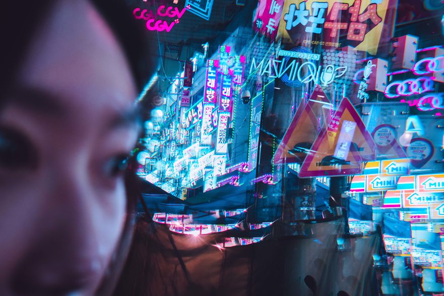 I Used Light Prisms To Capture Neon Dreams In Seoul