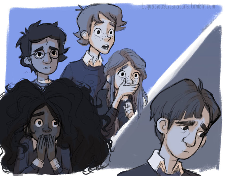 Illustrator Draws Scenes Of Harry Potter That Were Not Filmed And The Result Is Wonderful