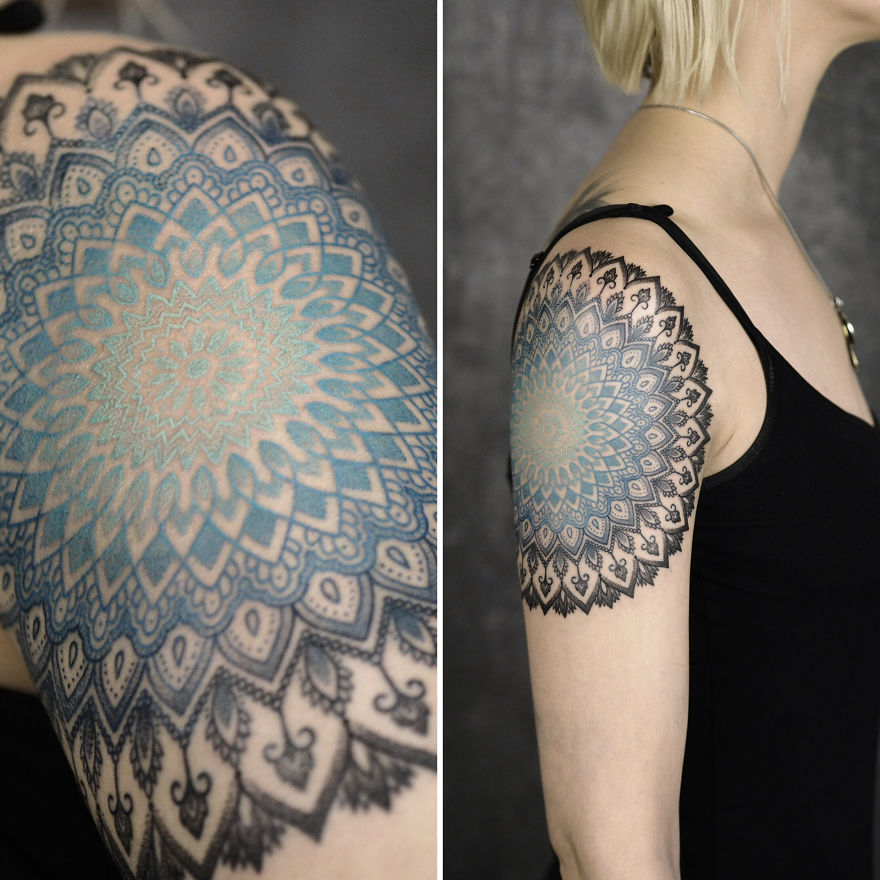 Amazing Gradients On Skin Done By A Polish Tattoo Artist
