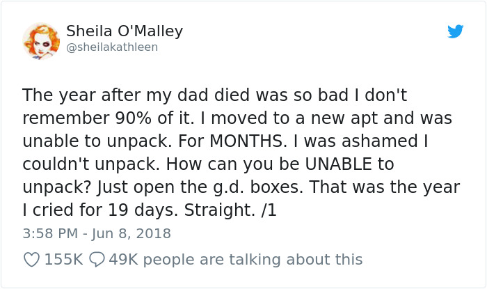 Woman Is So Depressed After Dad's Death She Cries For 19 Days Straight, So Friends Decide To Make A Risky Move
