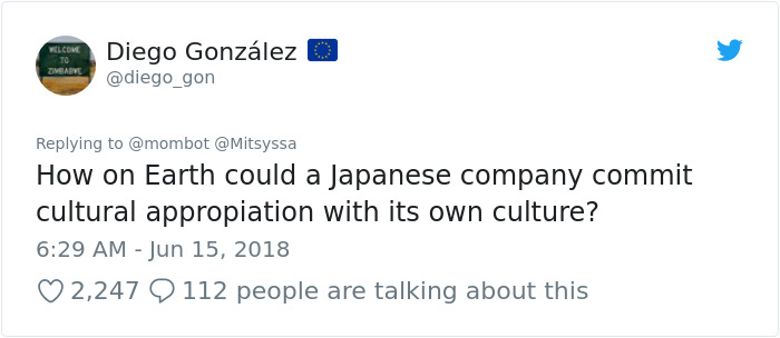Woman Accuses Sony Of Insulting Japanese Culture By Hiring A White American In Japanese Clothes, Doesn't Expect This Reply