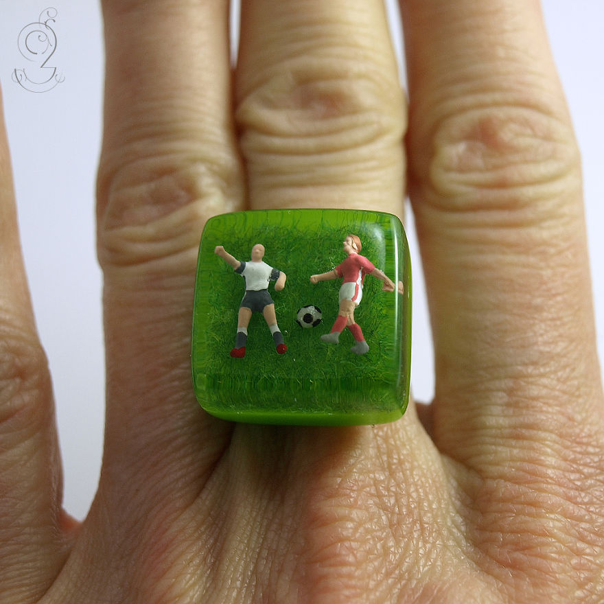 Let The Games Begin! I Had A Lot Of Fun Creating A Small Resin Jewelry Line For All Soccer World Championship Fans