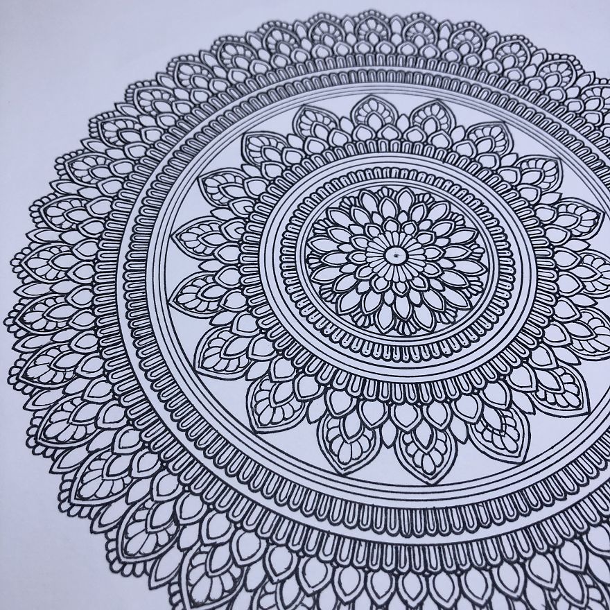 I Draw And Paint Mandalas To Cure My Anxiety