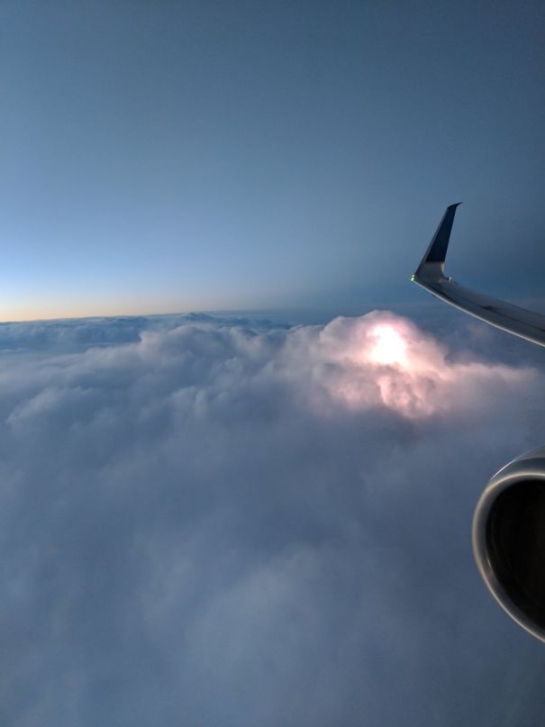 Thunderstorm From A Plane