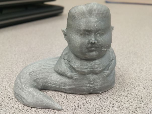Teacher Told The Class We Could Use The 3D Printer While She Was Out For The Day, Kim Jong The Hutt Ensues