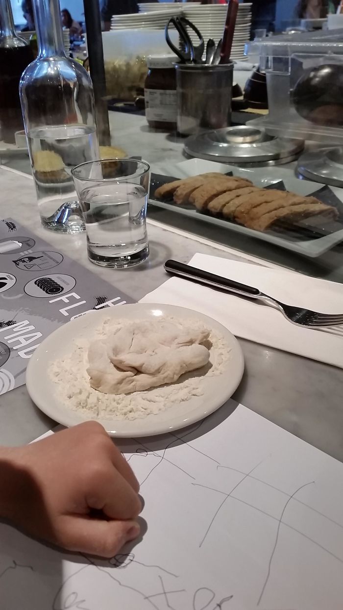 This Pizzeria Gives Pizza Dough To Every Child For Playing With
