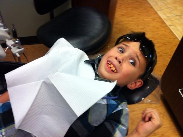 My Little Cousin Decided To Pull A Prank On The Dentist This Morning