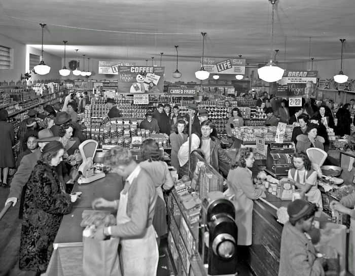 Kroger Grocery Store, Lexington Kentucky, 1947, By Lafayette Studio
