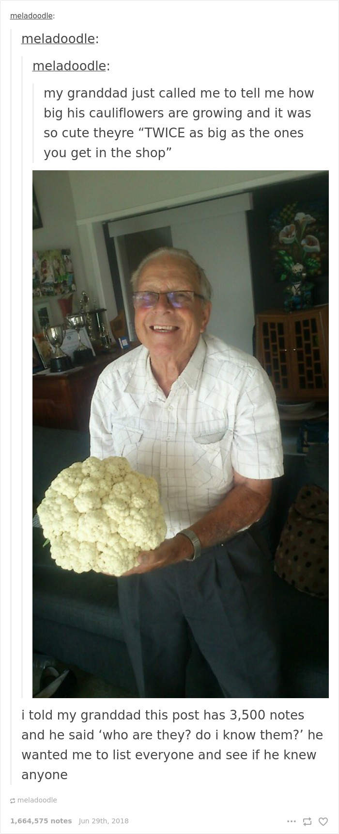 Proud Cauliflower Granddad