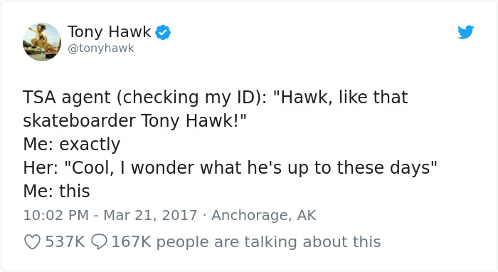 8 Embarrassing Times People Didn't Realize They Were Talking To Tony Hawk, And It Escalated Hilariously