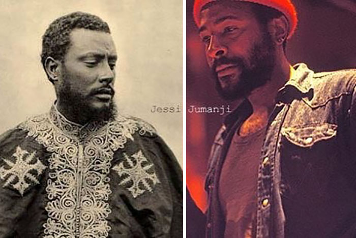 Artist Combines Black Celebrities With Their Native African Counterparts