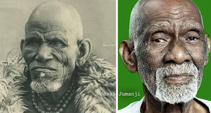 Artist Combines Black Celebrities With Their Native African Counterparts