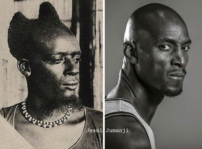 Artist Combines Black Celebrities With Their Native African Counterparts