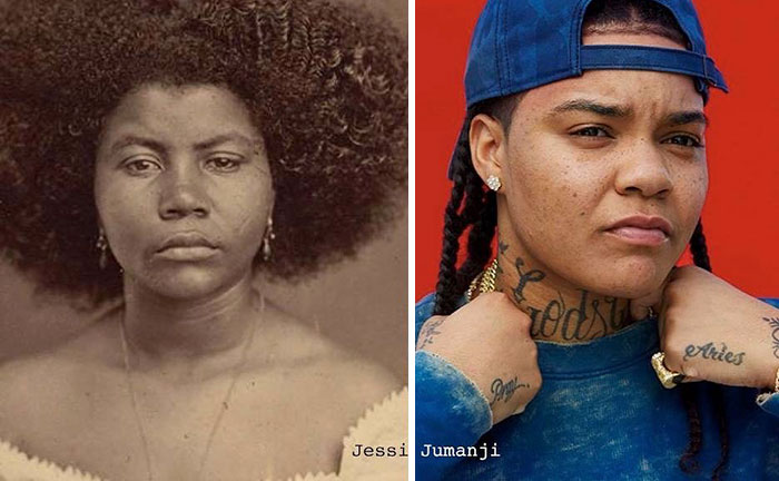 Artist Combines Black Celebrities With Their Native African Counterparts