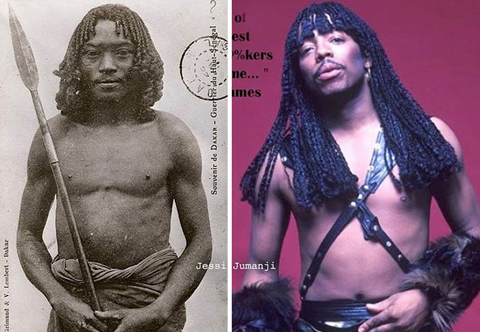 Artist Combines Black Celebrities With Their Native African Counterparts
