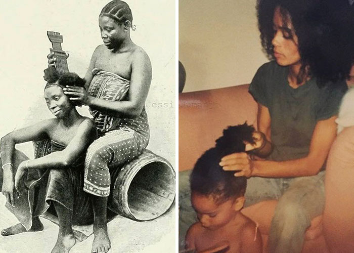Artist Combines Black Celebrities With Their Native African Counterparts