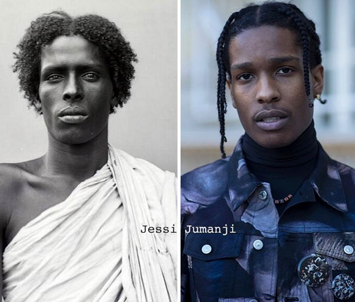 Artist Combines Black Celebrities With Their Native African Counterparts