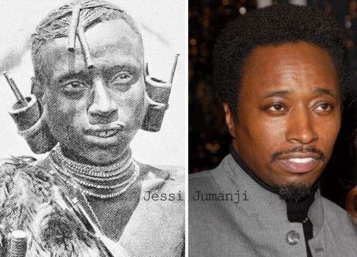 Artist Combines Black Celebrities With Their Native African Counterparts