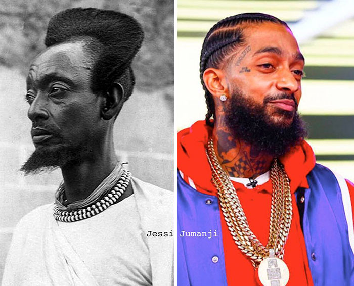 Artist Combines Black Celebrities With Their Native African Counterparts