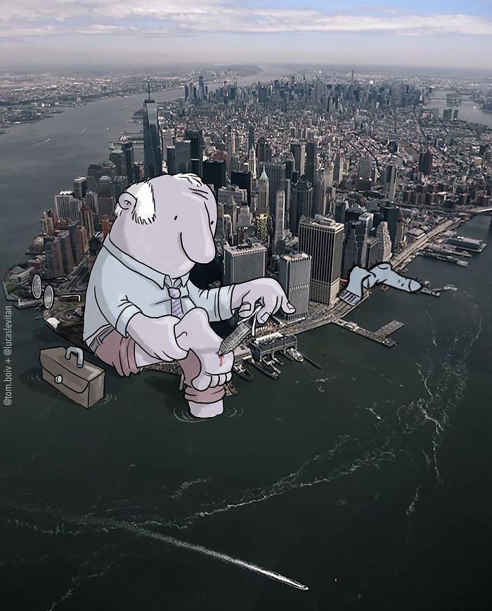 Artist Invades Instagram Photographs With Hilarious Illustrations (Part 4)