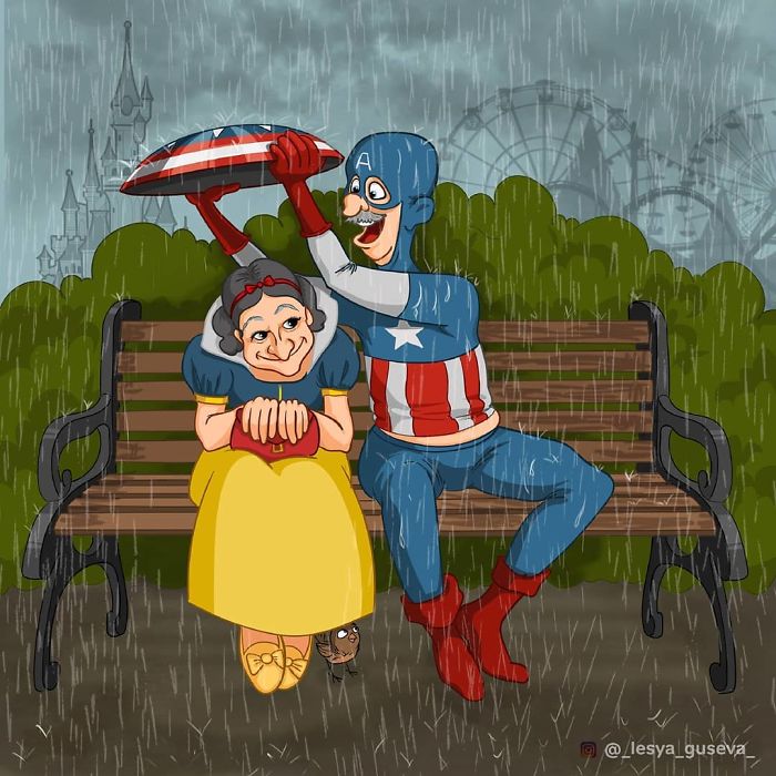 Blancanieves y el Capitán América