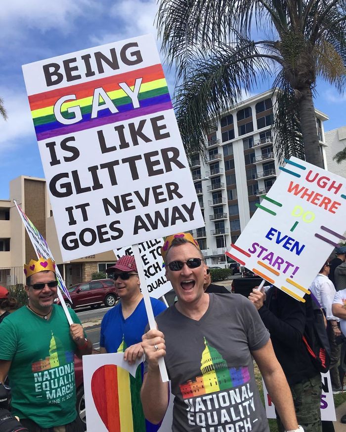 Being Gay Is Like Glitter It Never Goes Away
