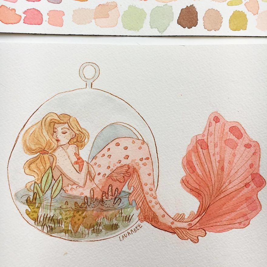 Painting Mermaids Every Day In May